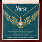 Thank You Medical Hero Alluring Ribbon Necklace-Express Your Love Gifts