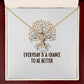 Everyday is a Chance Alluring Ribbon Necklace-Express Your Love Gifts