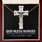 God Bless Nurses Alluring Ribbon Necklace-Express Your Love Gifts
