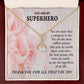 Touching Gift For Caregivers Alluring Ribbon Necklace-Express Your Love Gifts