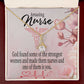 God Made Nurses Alluring Ribbon Necklace-Express Your Love Gifts