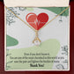 Thank You Necklace Medical Alluring Ribbon Necklace-Express Your Love Gifts