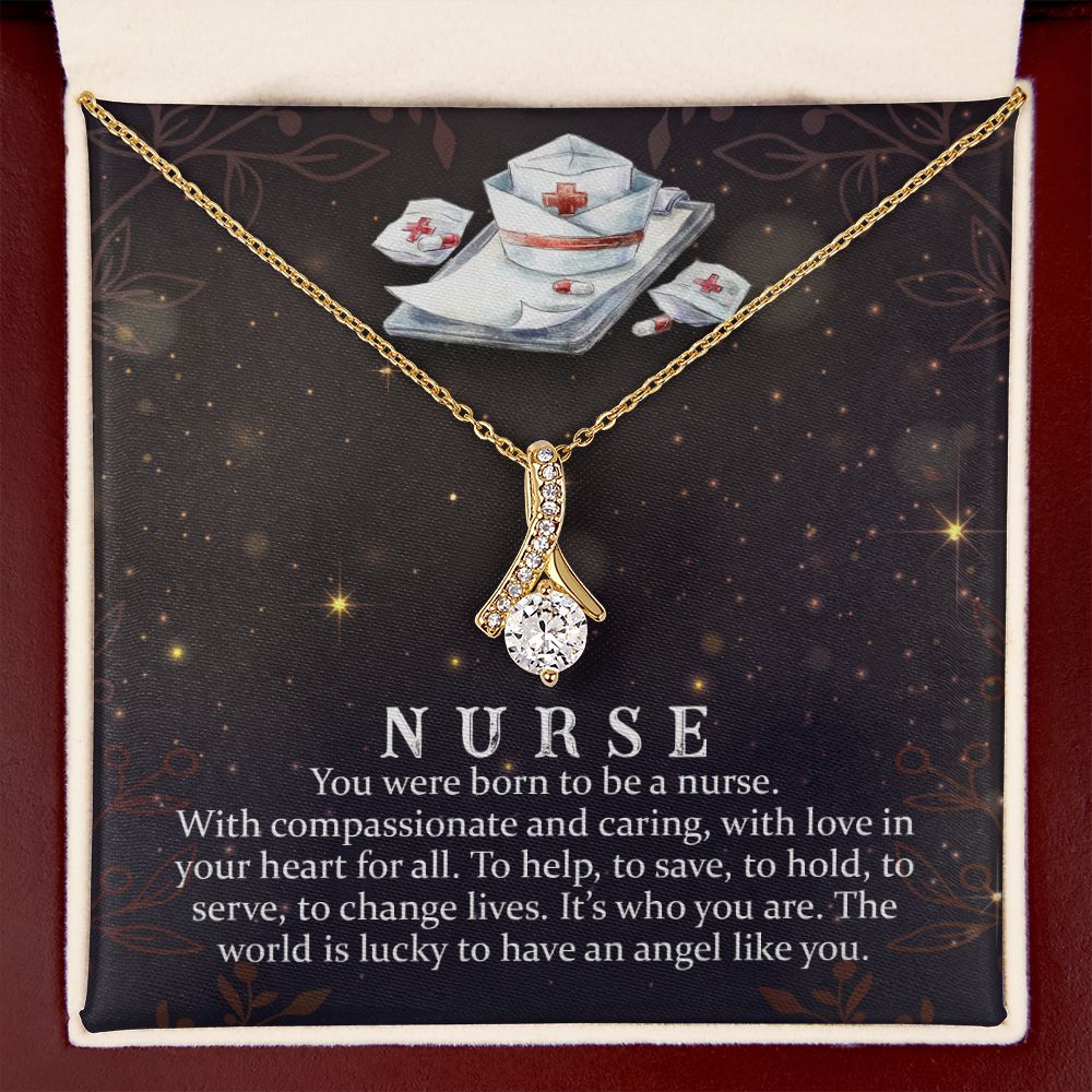 You Were Born to Be Alluring Ribbon Necklace-Express Your Love Gifts