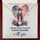 Never Stop Making Memories Alluring Ribbon Necklace-Express Your Love Gifts