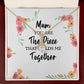Mum You Are The Piece Alluring Ribbon Necklace-Express Your Love Gifts