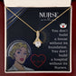 Nurse Alluring Ribbon Necklace-Express Your Love Gifts