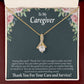 Gift Ideas For Caregivers Alluring Ribbon Necklace-Express Your Love Gifts