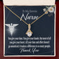 You Don't Go Unnoticed Alluring Ribbon Necklace-Express Your Love Gifts