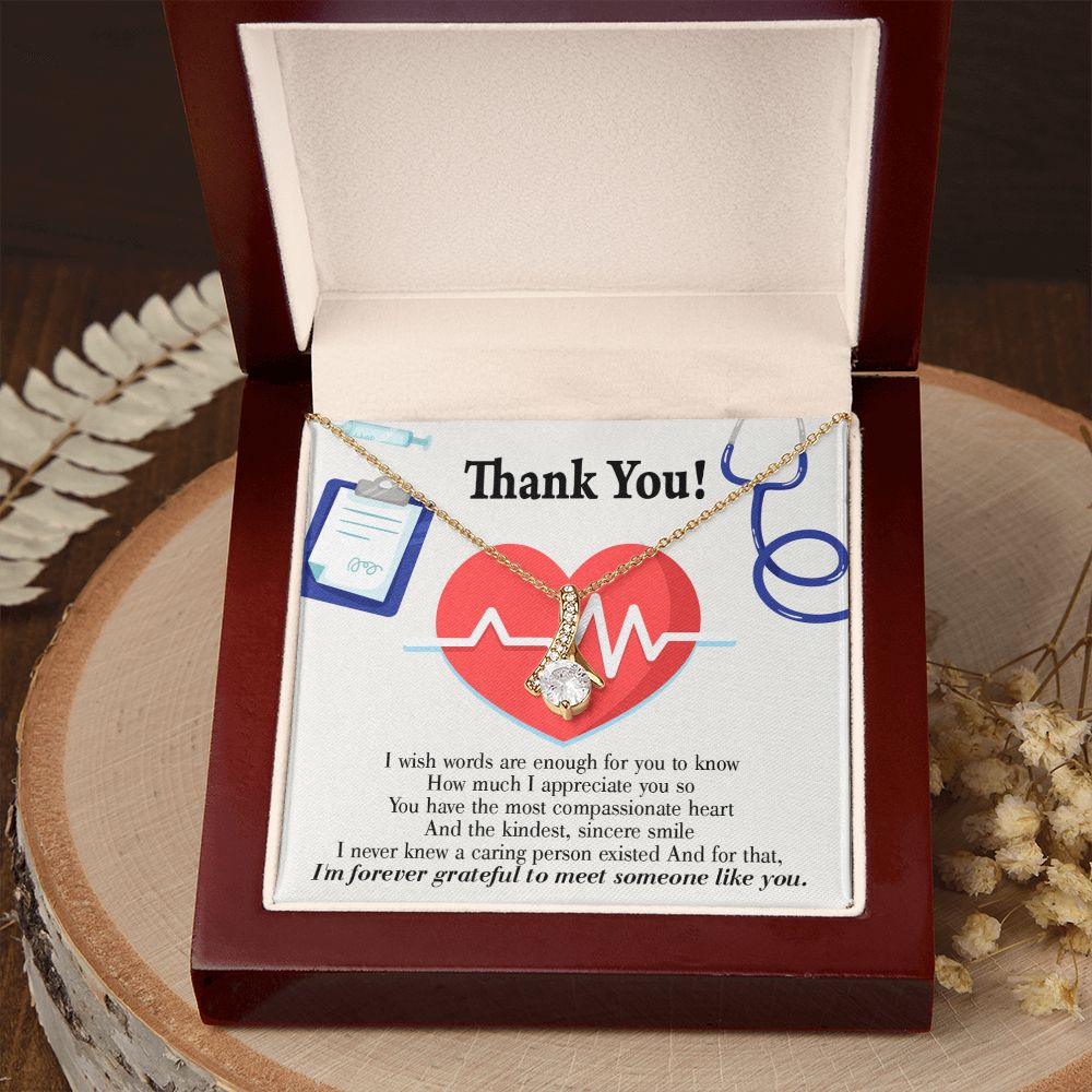 Gift Idea For Medical Staff Alluring Ribbon Necklace-Express Your Love Gifts