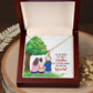 To The World You Are a Mother Alluring Ribbon Necklace-Express Your Love Gifts