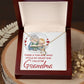 Girl Stole My Haert Calls Me Grandma Alluring Ribbon Necklace-Express Your Love Gifts