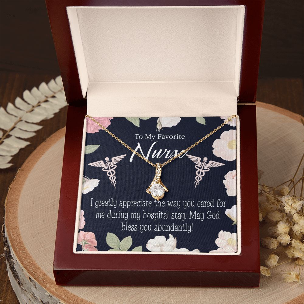 God Bless You Abundantly! Alluring Ribbon Necklace-Express Your Love Gifts