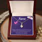 Remarkable Nurse Alluring Ribbon Necklace-Express Your Love Gifts