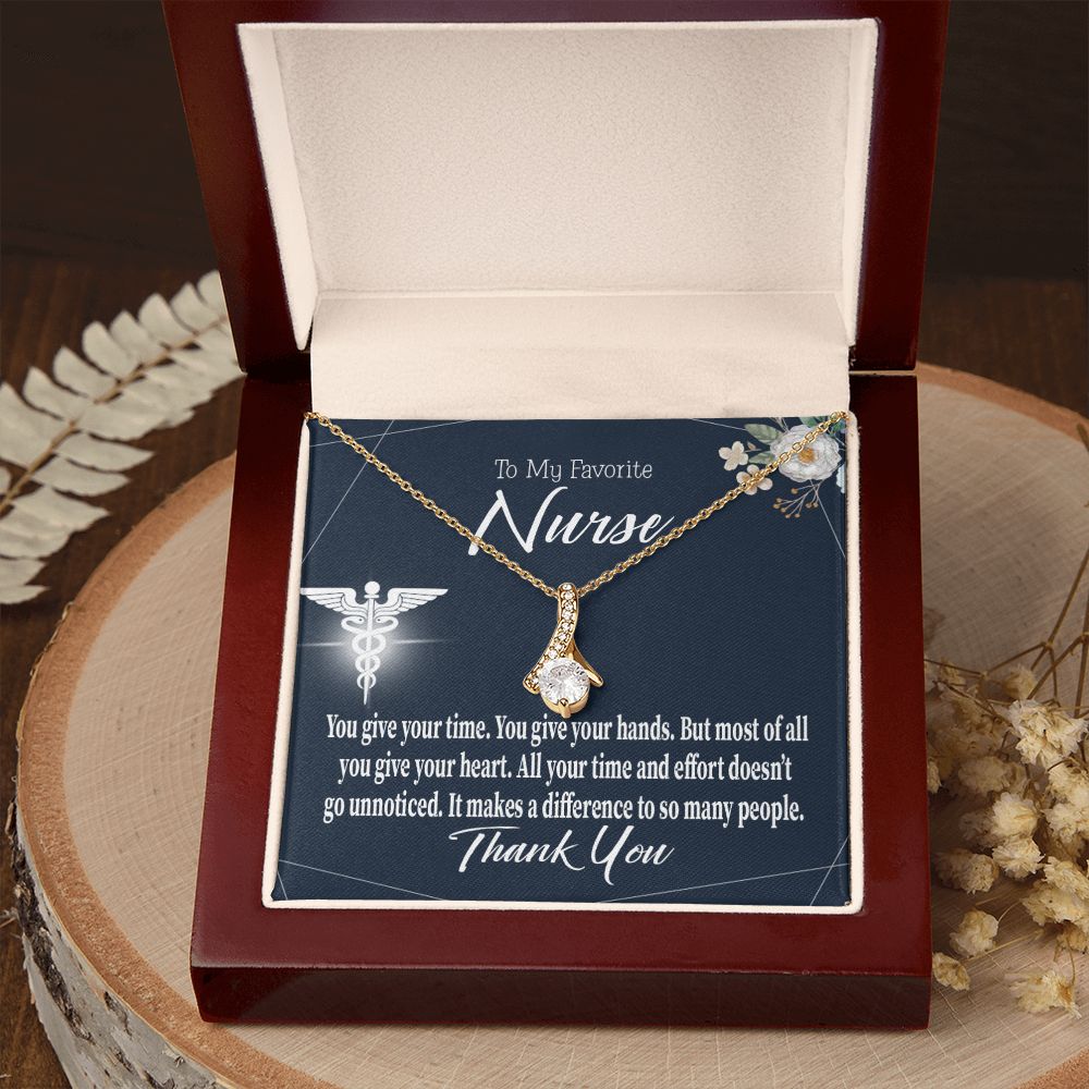 You Don't Go Unnoticed Alluring Ribbon Necklace-Express Your Love Gifts