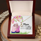 Mum Always my Mother Alluring Ribbon Necklace-Express Your Love Gifts