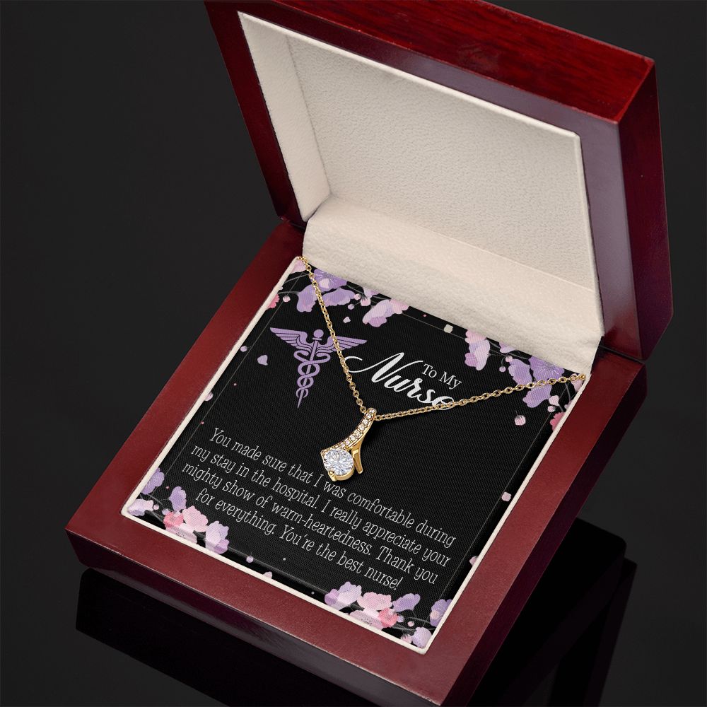 You're the Best Nurse Alluring Ribbon Necklace-Express Your Love Gifts