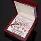 Grandchildren the Greatest Blessing Alluring Ribbon Necklace-Express Your Love Gifts