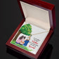 To The World You Are a Mother Alluring Ribbon Necklace-Express Your Love Gifts