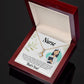 Simple Thank You Nurse Alluring Ribbon Necklace-Express Your Love Gifts