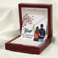 You WIll Always Be My Forever Alluring Ribbon Necklace-Express Your Love Gifts