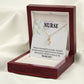 Gift For Healthcare Workers Alluring Ribbon Necklace-Express Your Love Gifts