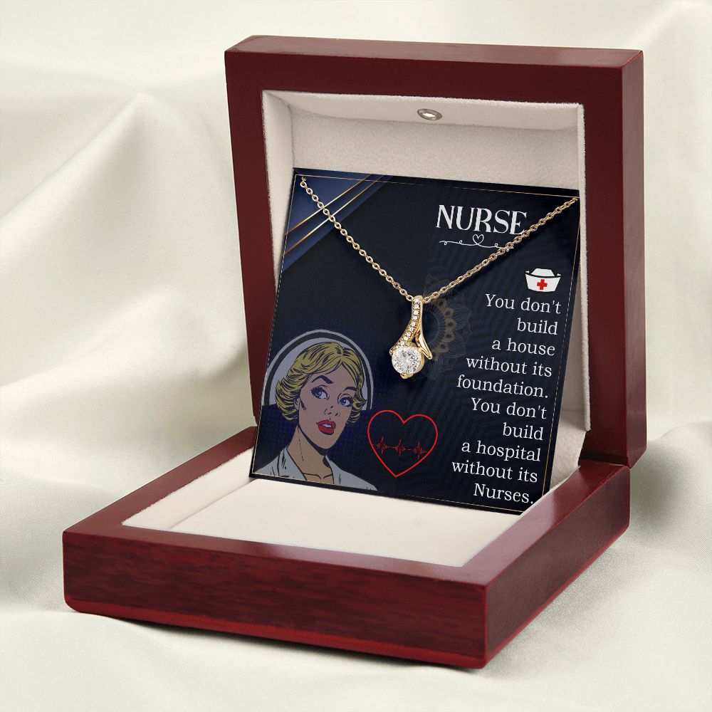 Nurse Alluring Ribbon Necklace-Express Your Love Gifts