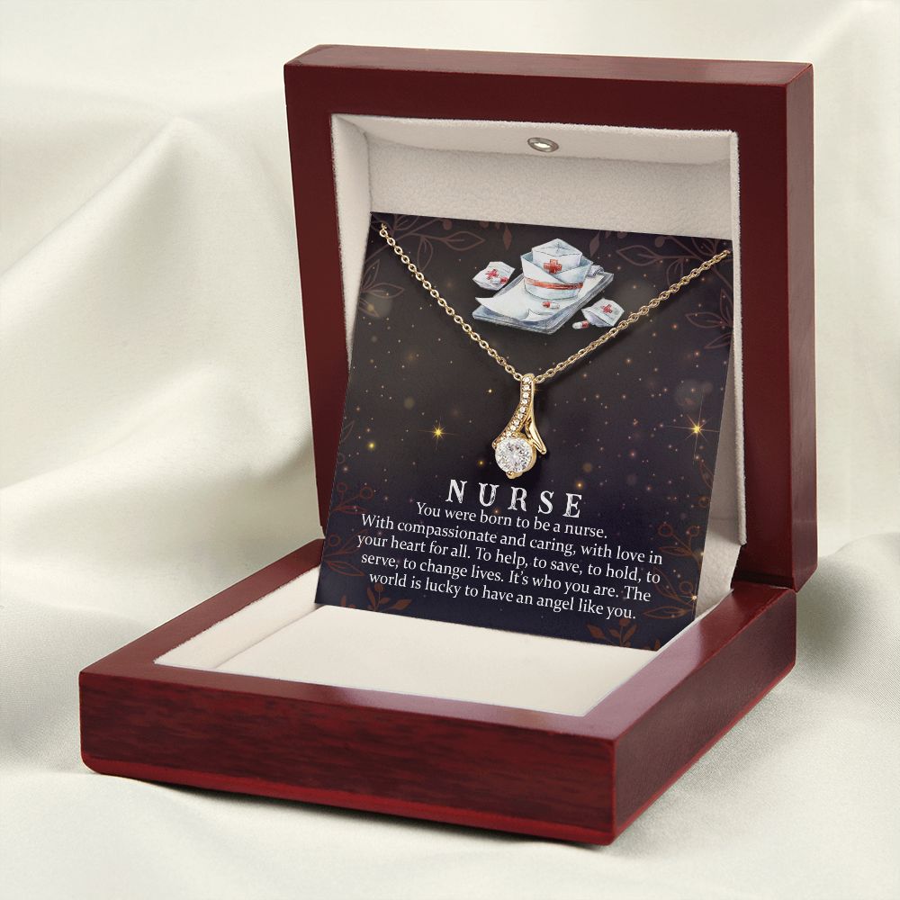 You Were Born to Be Alluring Ribbon Necklace-Express Your Love Gifts