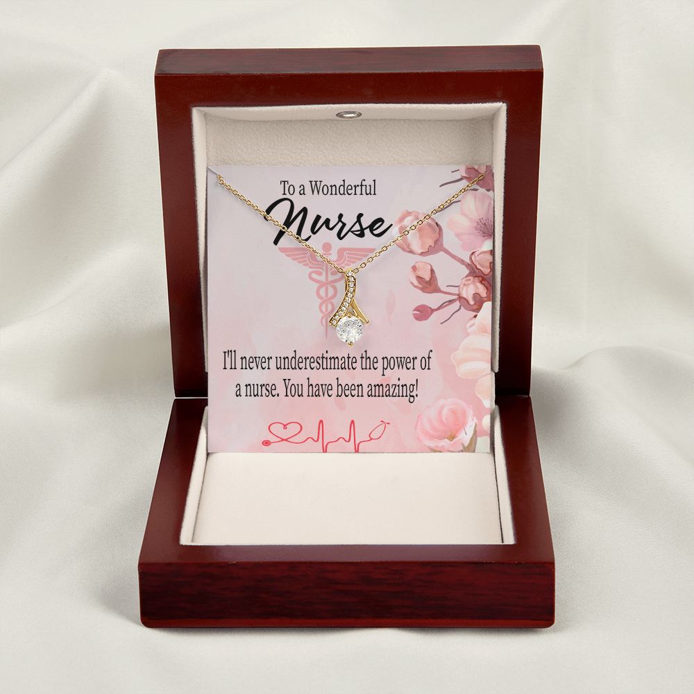 Amazing Nurse Alluring Ribbon Necklace-Express Your Love Gifts