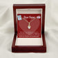 Thank You Ideas Nurses and Caregivers Alluring Ribbon Necklace-Express Your Love Gifts