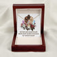 Mother and Daughter Never Apart Alluring Ribbon Necklace-Express Your Love Gifts