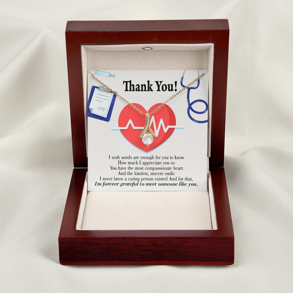 Gift Idea For Medical Staff Alluring Ribbon Necklace-Express Your Love Gifts