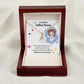 Thanks to Nurse Caregivers Alluring Ribbon Necklace-Express Your Love Gifts