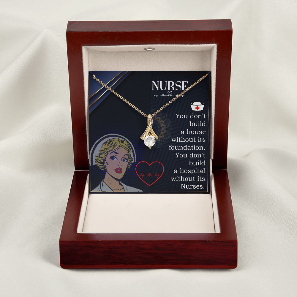 Nurse Alluring Ribbon Necklace-Express Your Love Gifts