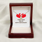 Together We Just Fit Alluring Ribbon Necklace-Express Your Love Gifts