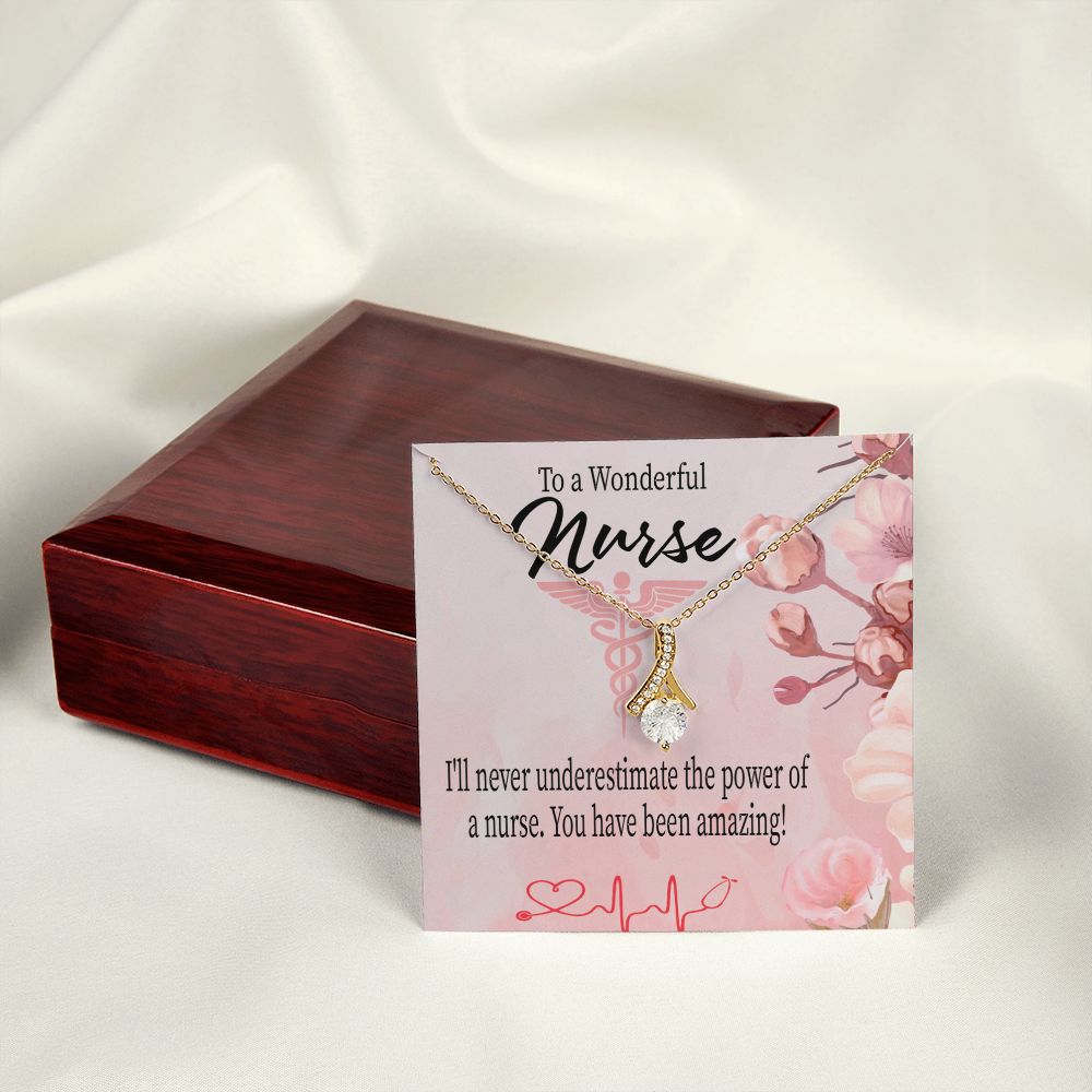 Amazing Nurse Alluring Ribbon Necklace-Express Your Love Gifts