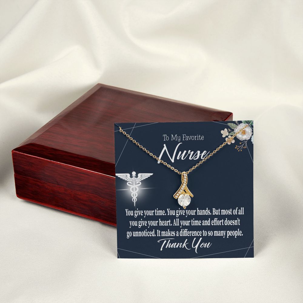 You Don't Go Unnoticed Alluring Ribbon Necklace-Express Your Love Gifts