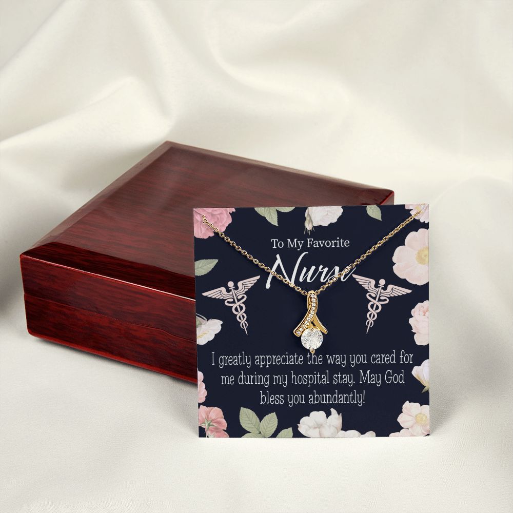 God Bless You Abundantly! Alluring Ribbon Necklace-Express Your Love Gifts