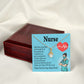RN Nurse Gift Alluring Ribbon Necklace-Express Your Love Gifts