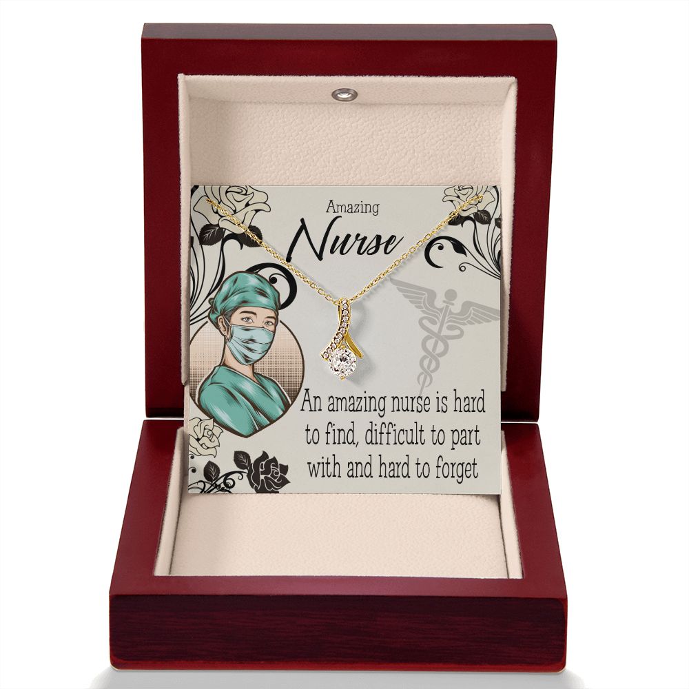 An Amazing Nurse Alluring Ribbon Necklace-Express Your Love Gifts