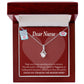 Thank You Ideas Nurses and Caregivers Alluring Ribbon Necklace-Express Your Love Gifts