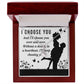 I Choose You Alluring Ribbon Necklace-Express Your Love Gifts