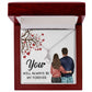 You WIll Always Be My Forever Alluring Ribbon Necklace-Express Your Love Gifts