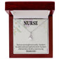 Gift For Healthcare Workers Alluring Ribbon Necklace-Express Your Love Gifts