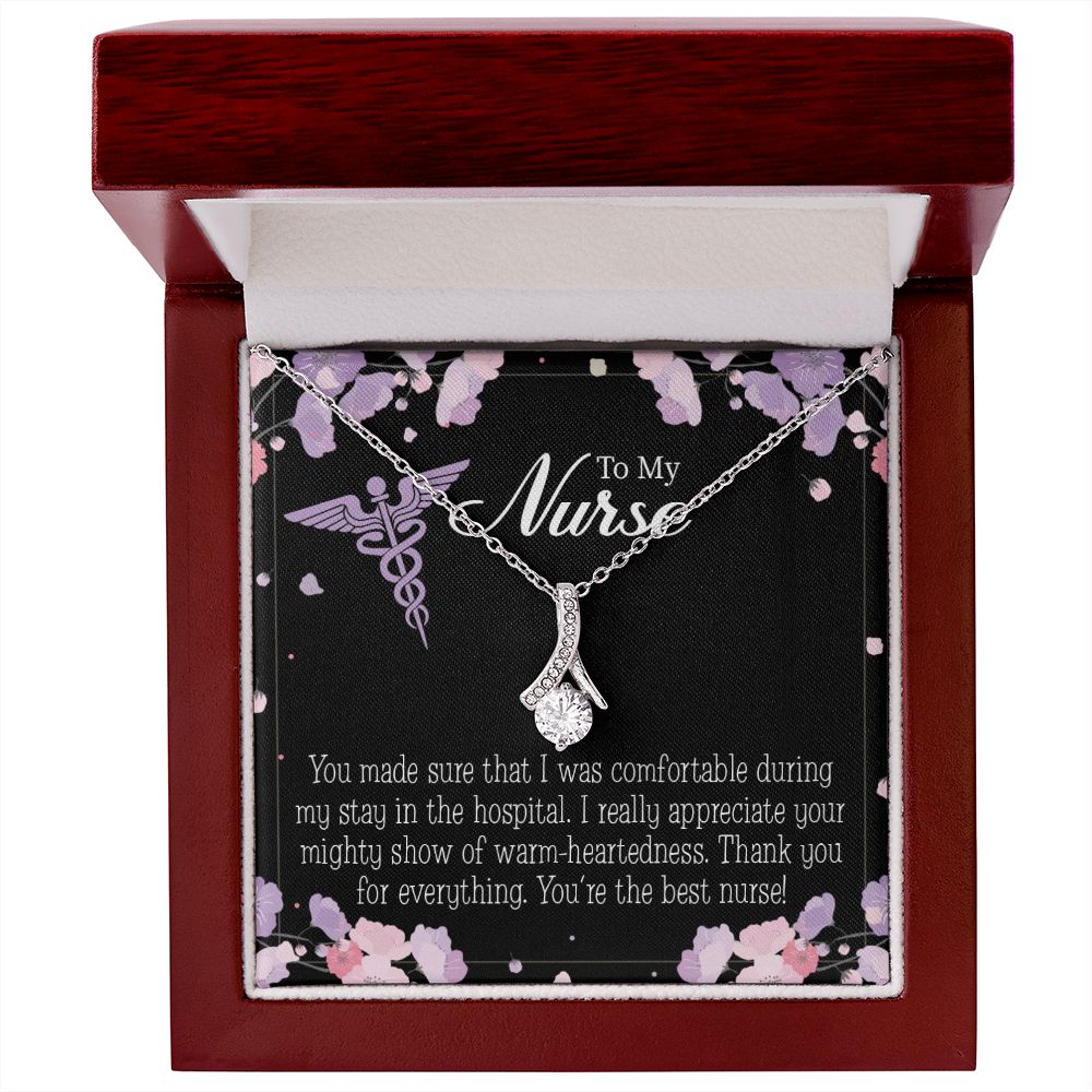 You're the Best Nurse Alluring Ribbon Necklace-Express Your Love Gifts