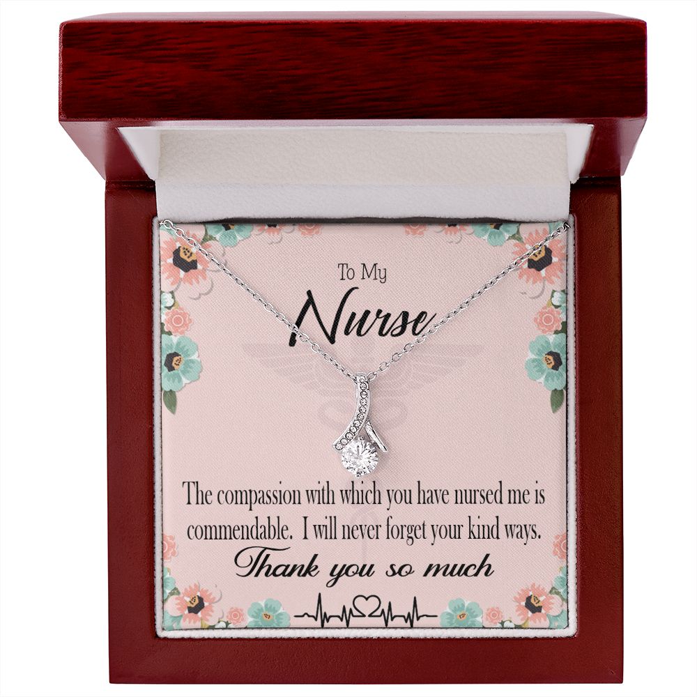 Commendable Nurse Alluring Ribbon Necklace-Express Your Love Gifts