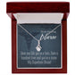 My Superhero Nurse! Alluring Ribbon Necklace-Express Your Love Gifts