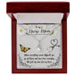 To my Nurse Mom When Everything Alluring Ribbon Necklace-Express Your Love Gifts