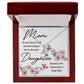 Mom No One Has Tell Me Alluring Ribbon Necklace-Express Your Love Gifts