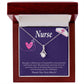 Remarkable Nurse Alluring Ribbon Necklace-Express Your Love Gifts