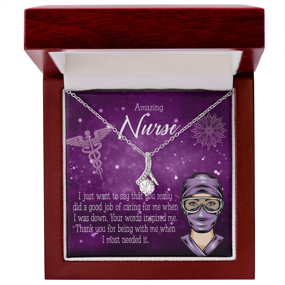 Thanks for Being There Alluring Ribbon Necklace-Express Your Love Gifts